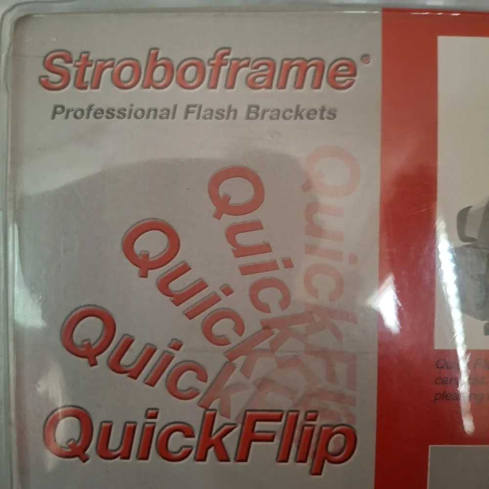 Quickflip Stroboframe Professional Camera Flash Bracket 310-635 Tiffen Company